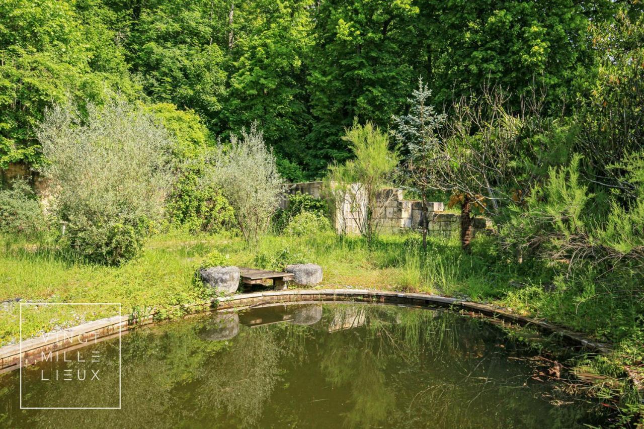 VILLA SPA PERRET-4 Étoiles-PARC de 3 Ha au pied du PARC NATUREL DU VEXIN NORMAND-Châteaux -Nature-Ballades-VTT-Cheval-Golf-À 5 Mn de GIVERNY-Jardins de MONET-Musée IMPRESSIONNISTE-Pour 2 Nuitées SAUNA ou JACUZZI offert en Hiver ou PISCINE en Été ou H Sainte-Genevieve-les-Gasny Exterior foto